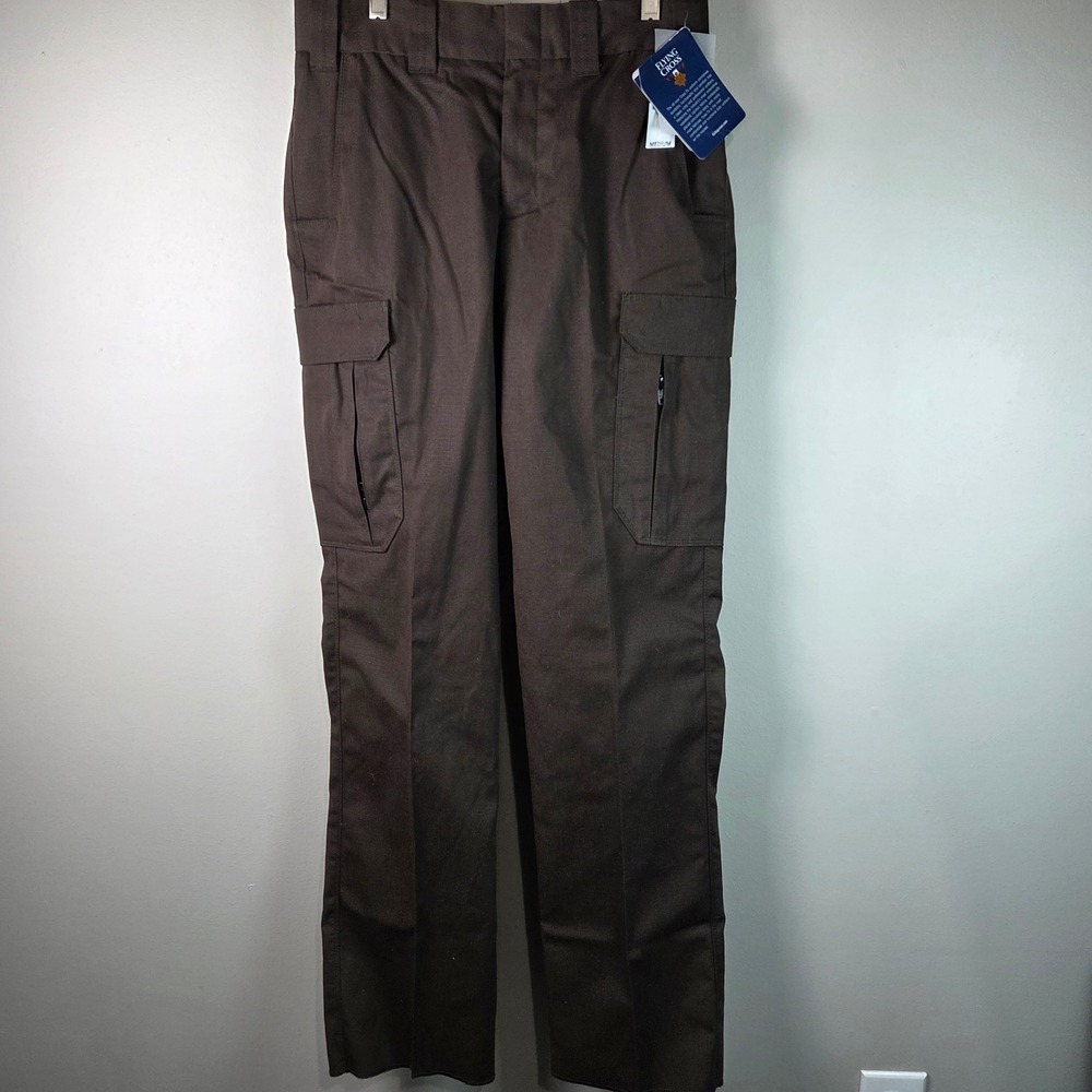 Flying Cross Cargo Pants Women 10 Brown NWT Ripstop Tactical Uniform FX57300W